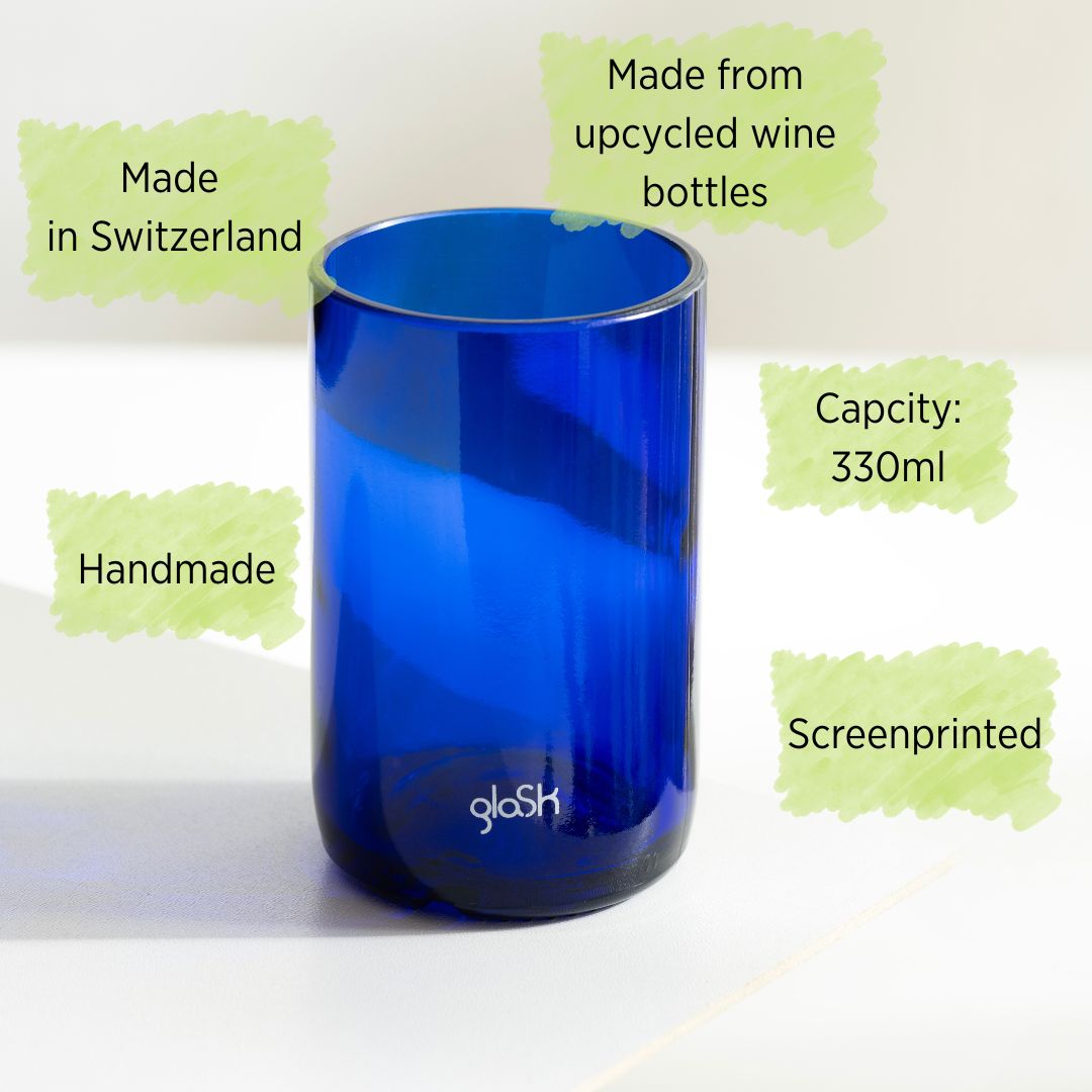 Blue - Set of 2 glasses