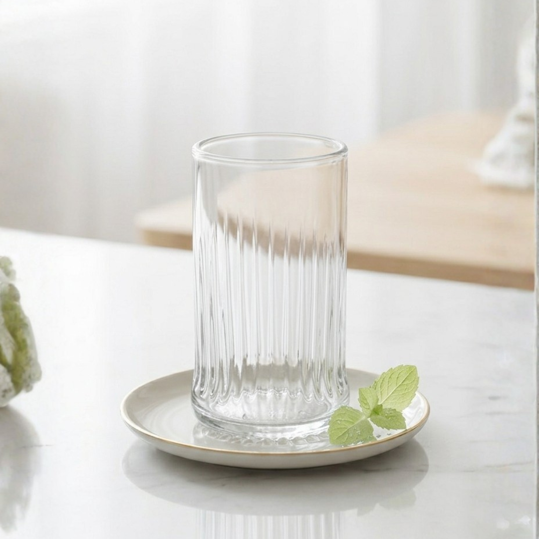 Rosso - Set of 2 recycled glasses