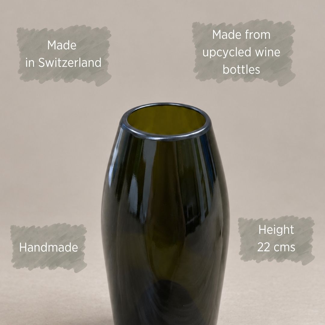 Champagne - Upcycled vase