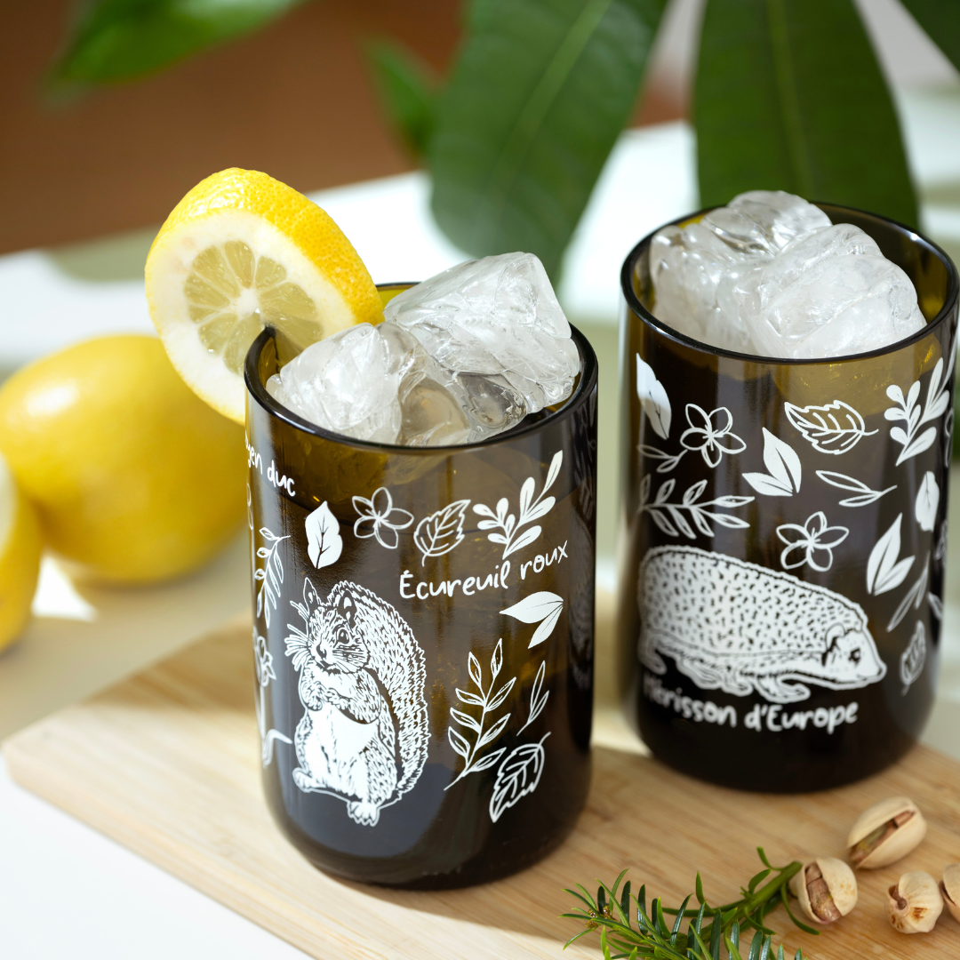 Wildlife - Set of 4 glasses