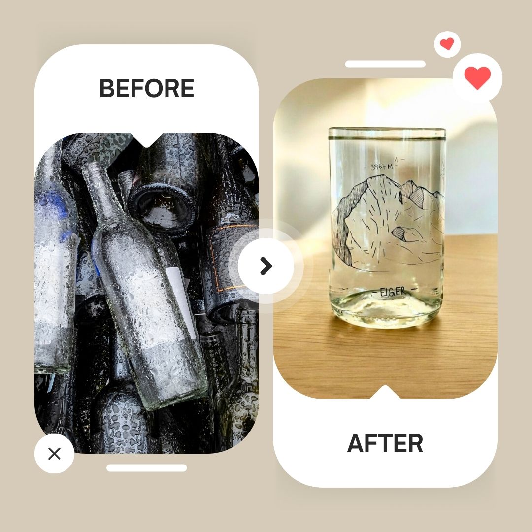 Swiss Giants - Set mit 2 Gläsern