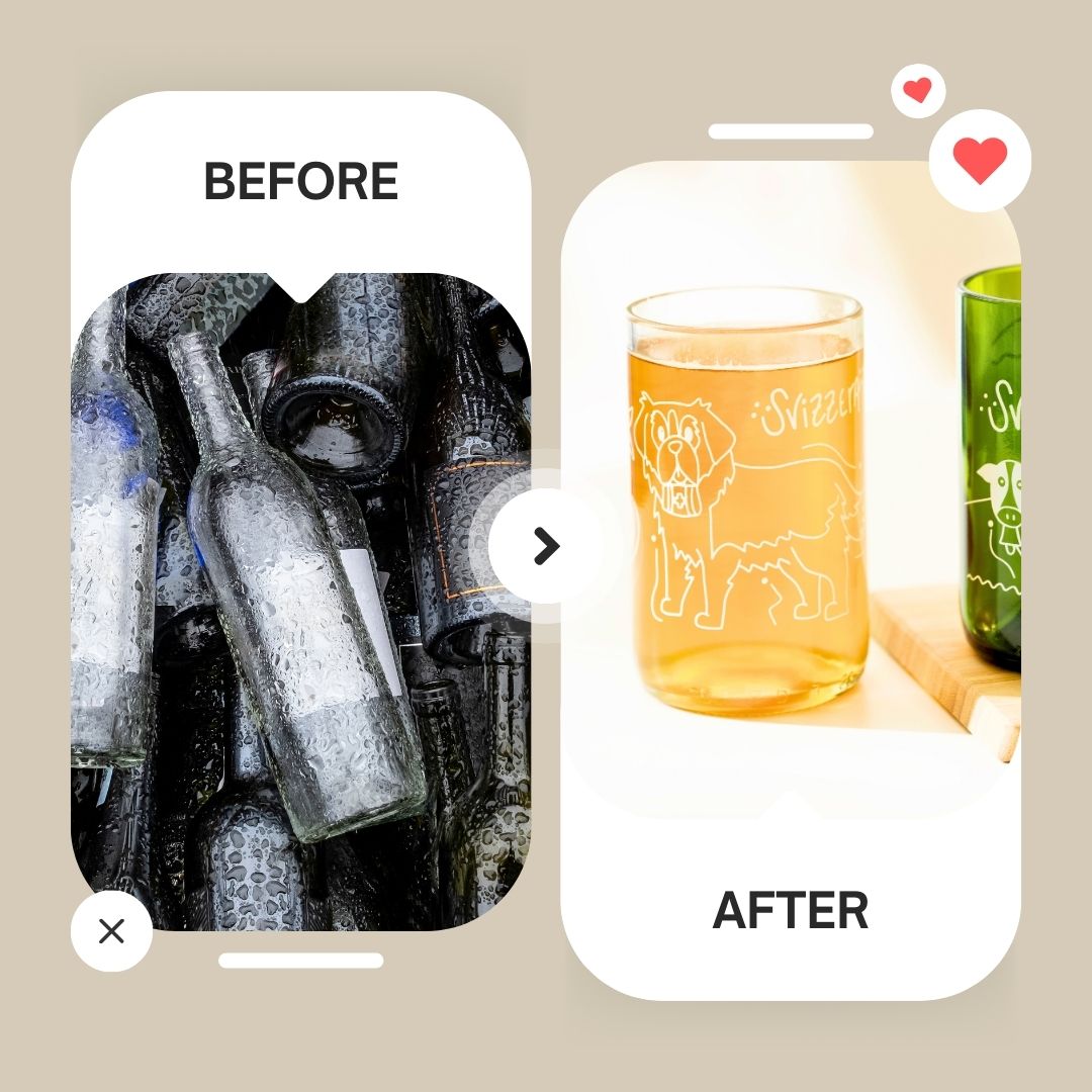 La Suisse verte - Set of 2 glasses