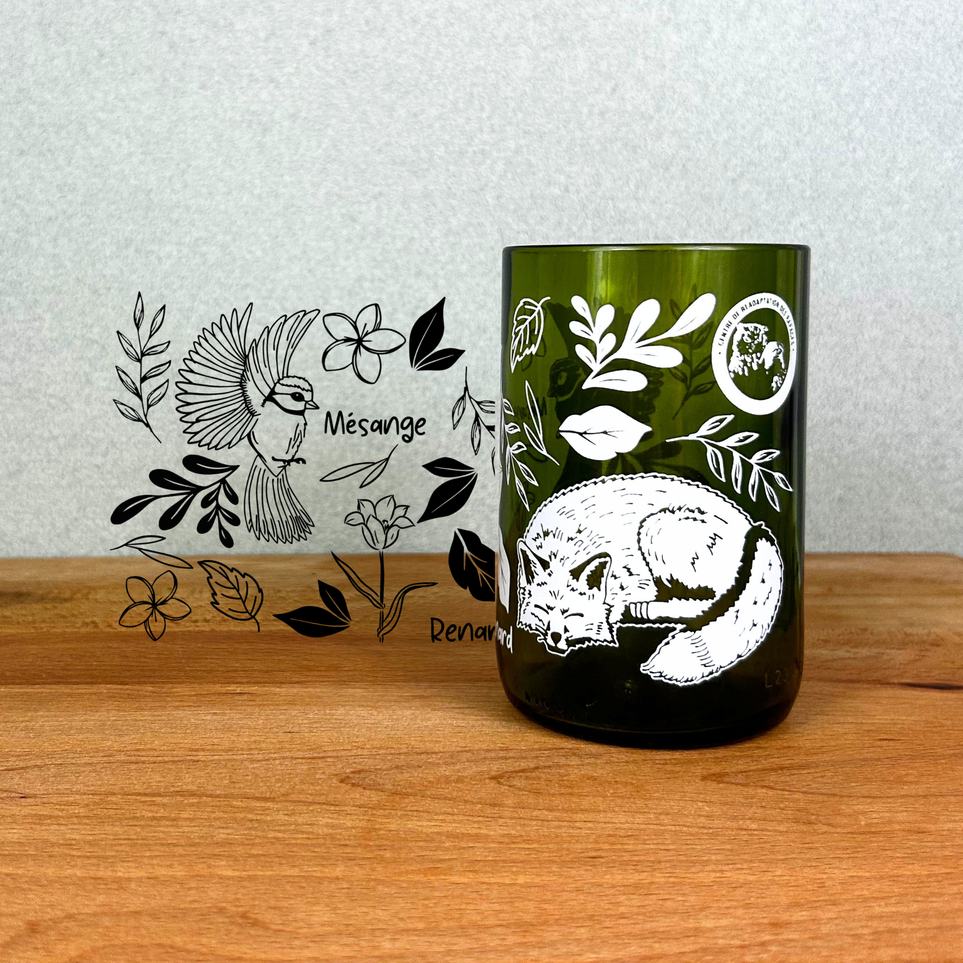 Wildlife - Set of 4 glasses