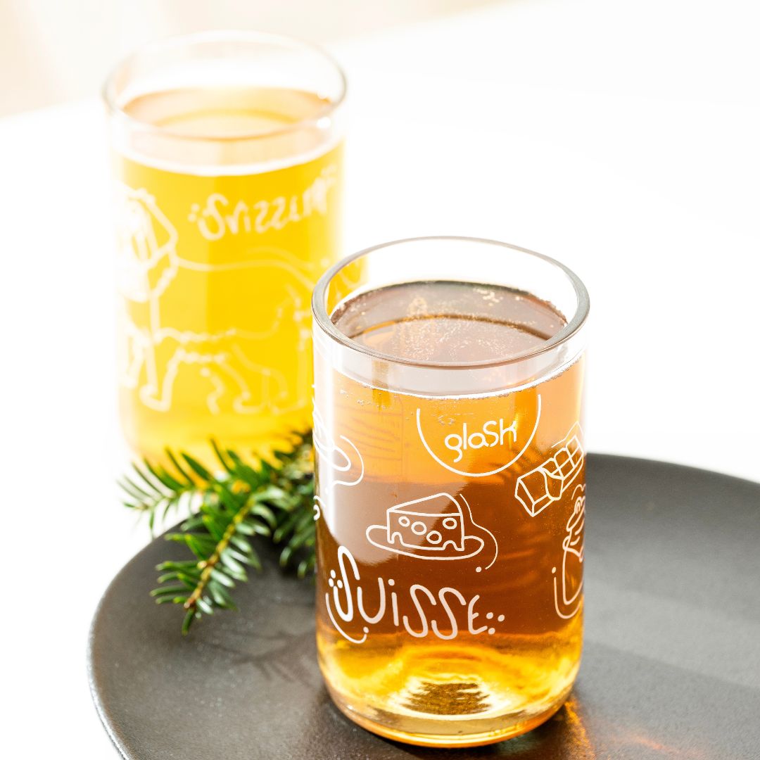 La Suisse verte - Set of 2 glasses
