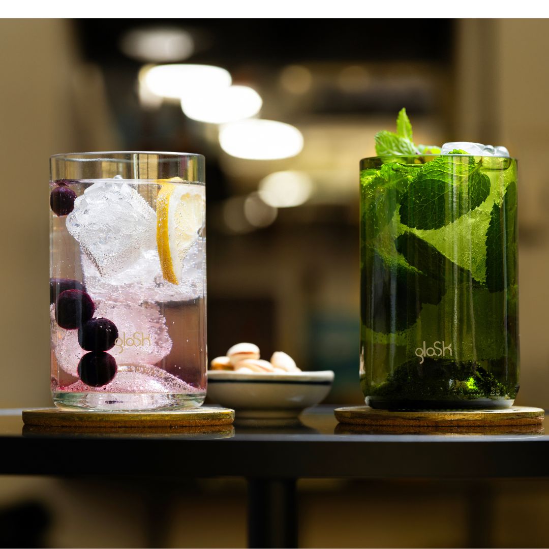 Nu - Set de 4 verres recyclés