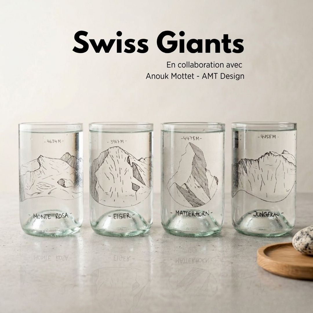 Swiss Giants - Set mit 2 Gläsern