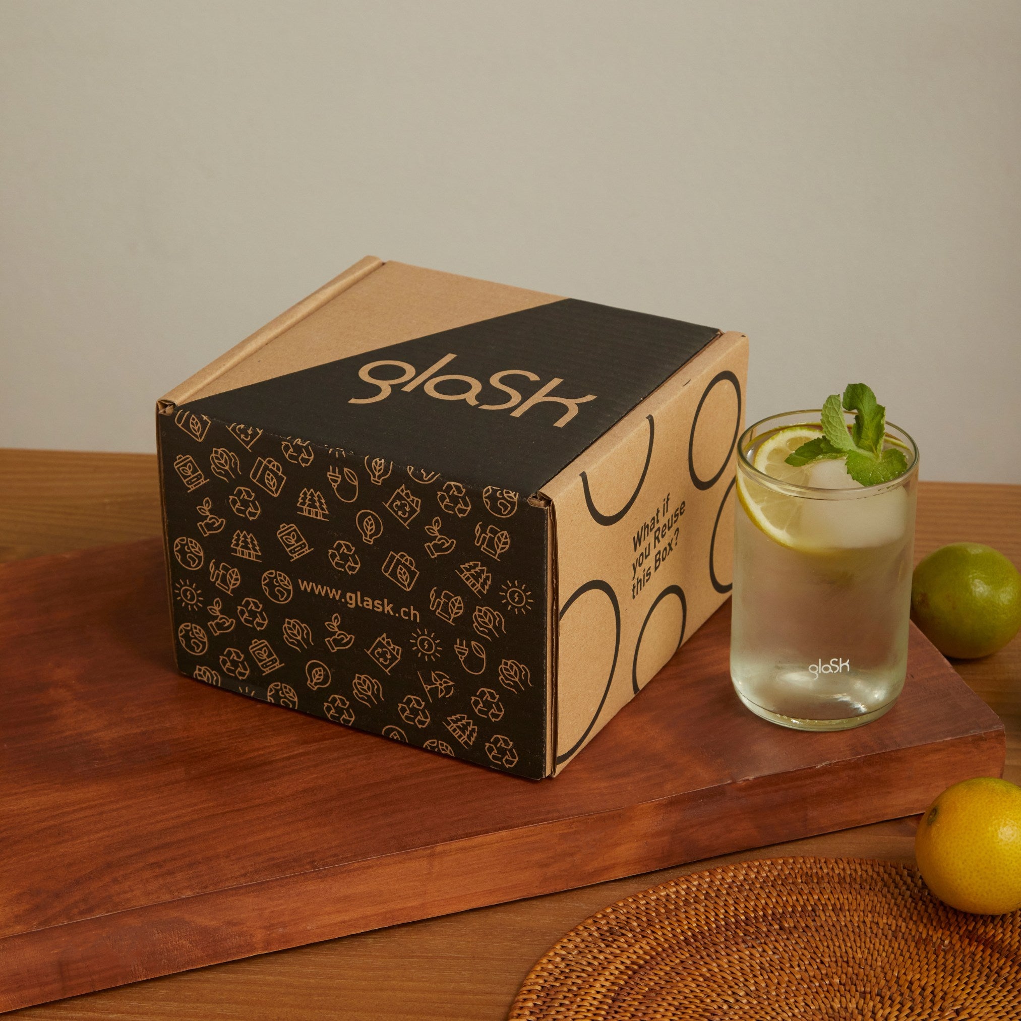 Nu - Set de 4 verres recyclés