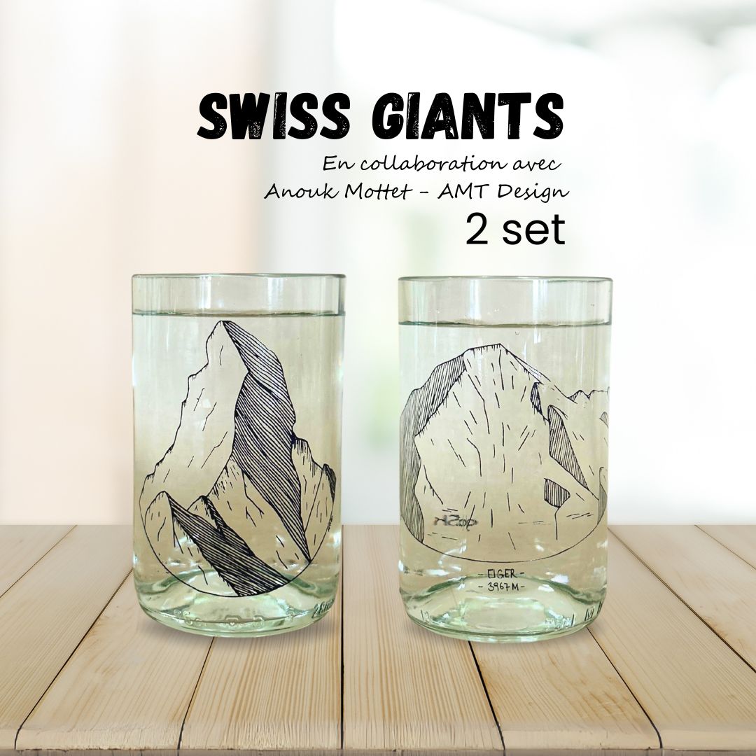 Swiss Giats - Set of 2 glasses