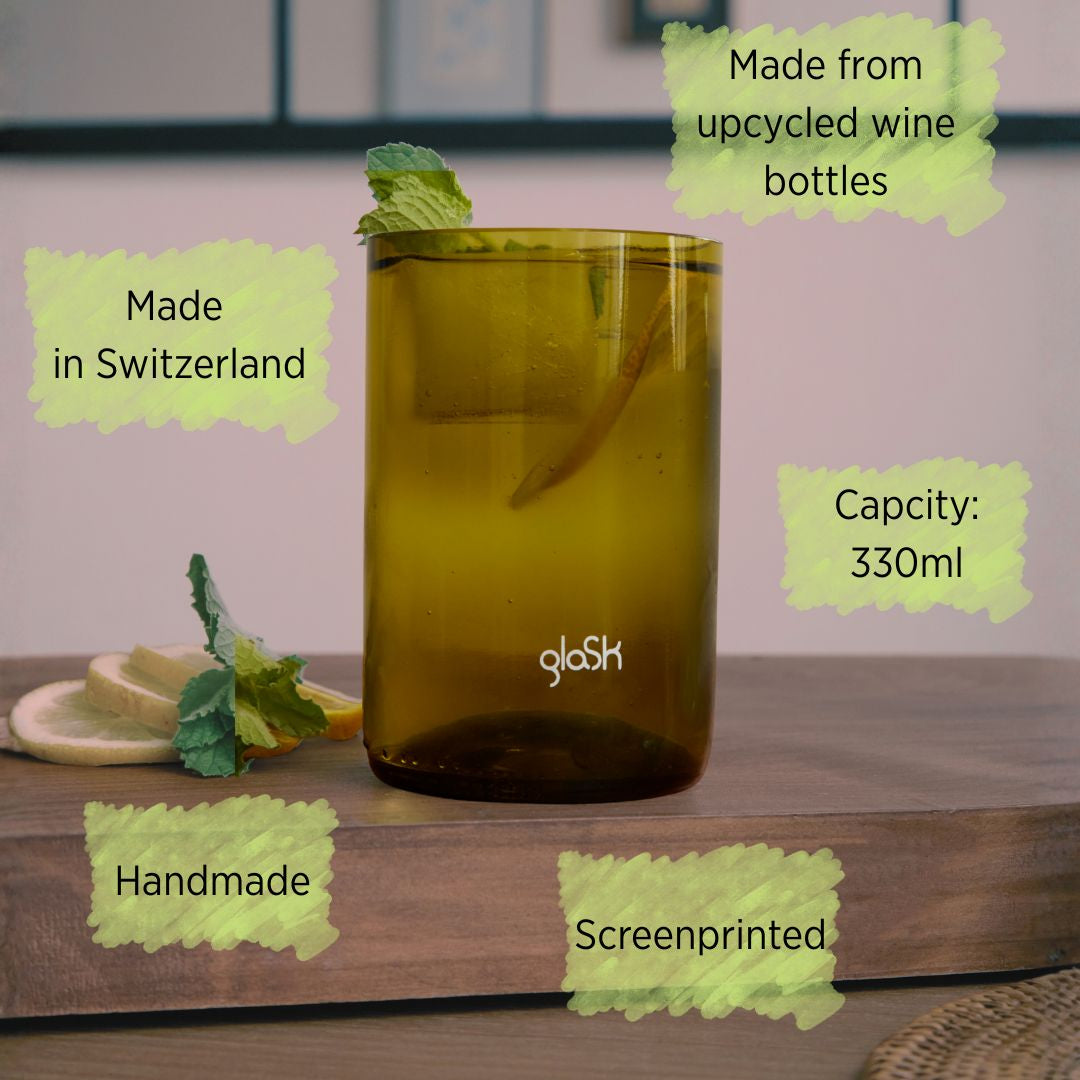 Nu - Set de 4 verres recyclés