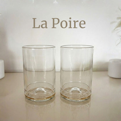 La Poire - Set of 2 recycled glasses