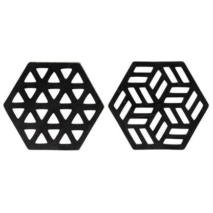Zeta Recycled Rubber Coasters – Set of 2 