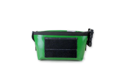 Grüne Tasche aus recycelter LKW-Plane – 3-in-1-Tasche