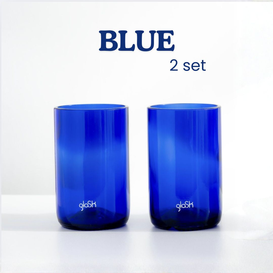 Blue - Set of 2 glasses