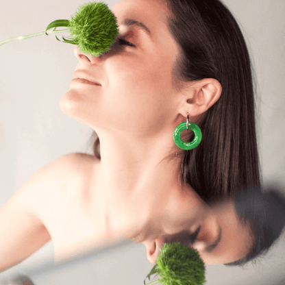Creolen aus recyceltem Kunststoff – umweltfreundlich