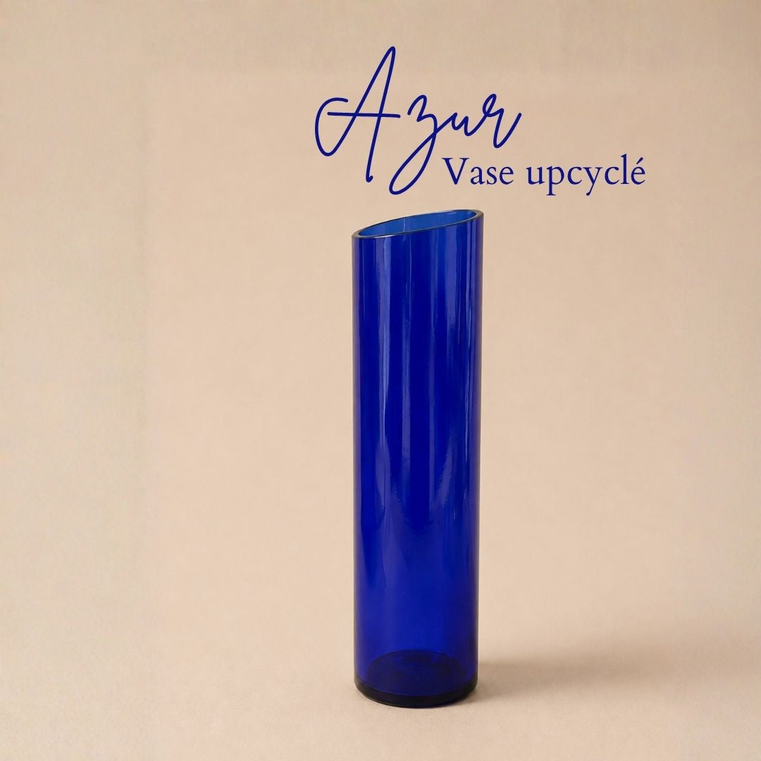 Azur – Vase upcyclé