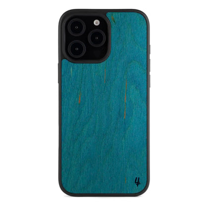 Coque bleue en skateboard recyclé – iPhone 16 Pro Max