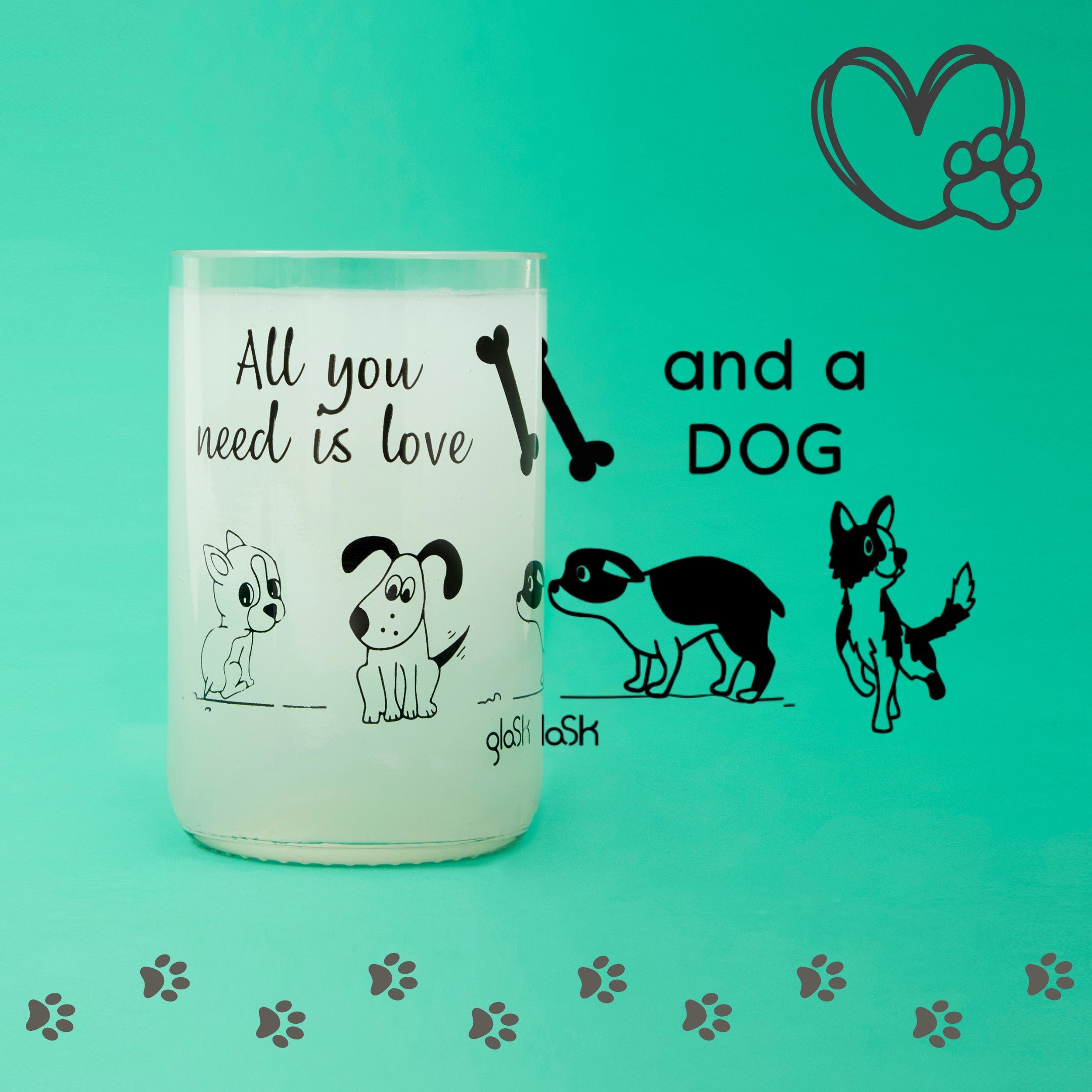 Dog Lover - Set de 4 verres