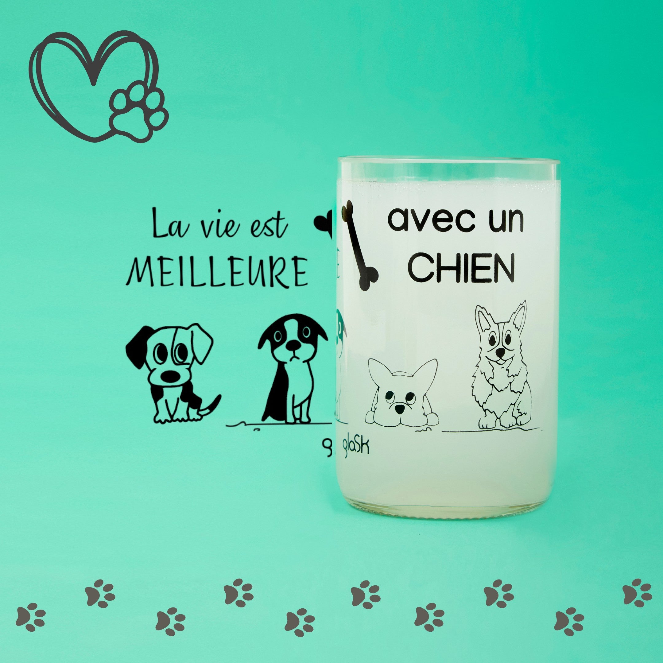 Dog Lover - Set of 4 glasses