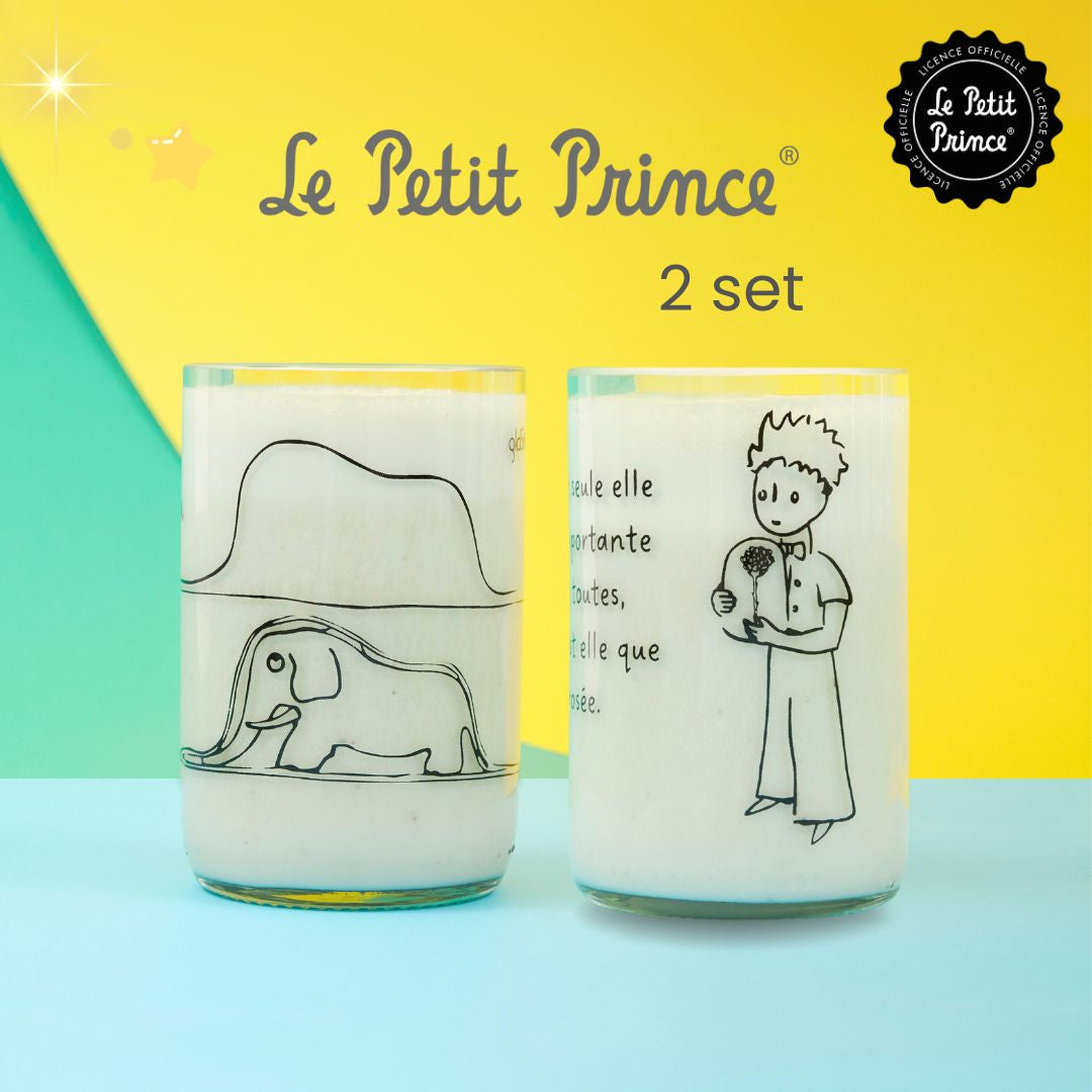 The Little Prince transparent - Set of 2 glasses