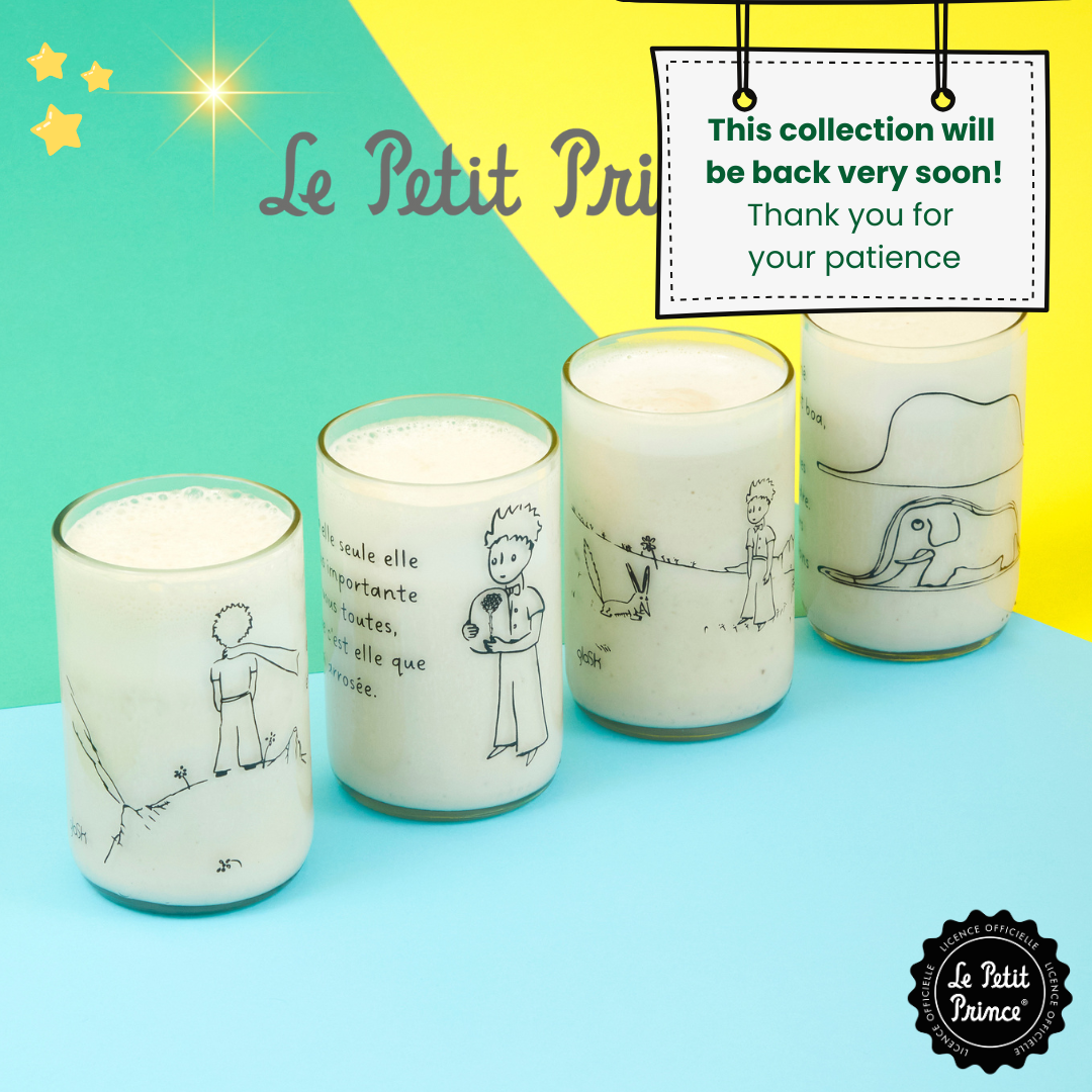 Le Petit Prince - Set de 4 verres transparents