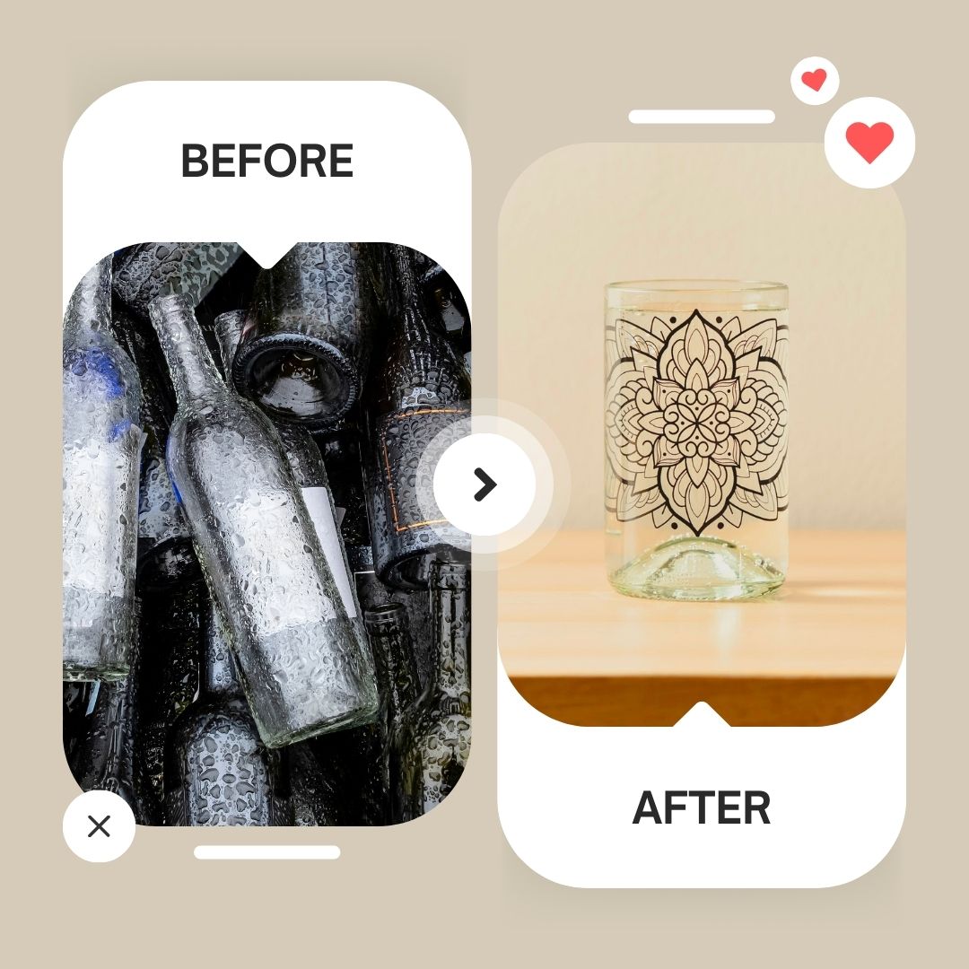 Tattoo you - Set of 2 glasses