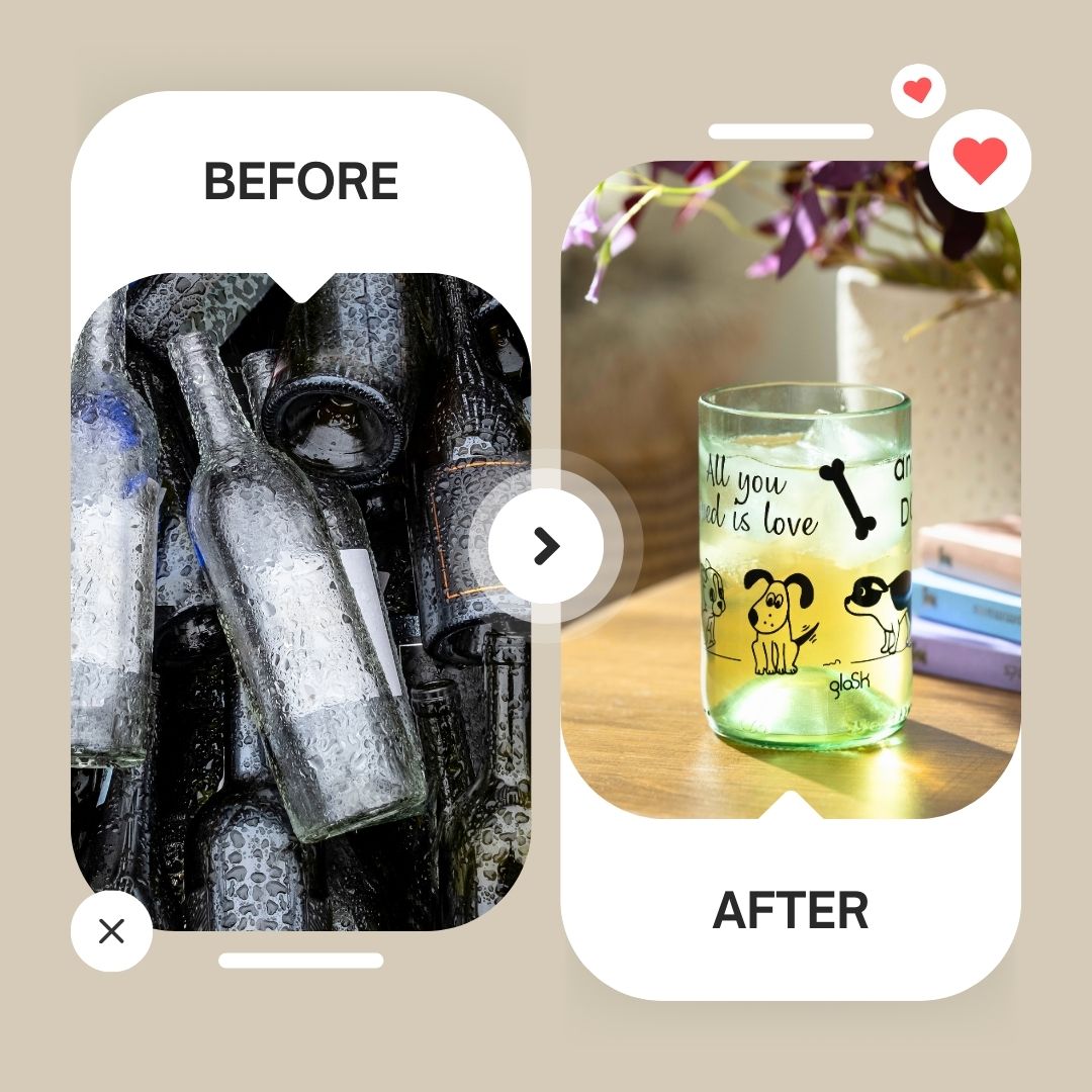 Dog Lover English - Set de 2 verres