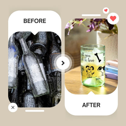 Dog Lover English - Set de 2 verres