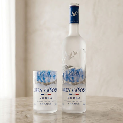 Goose - Set of 2 recycled Glasses
