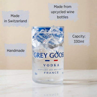 Goose - Set of 2 recycled Glasses