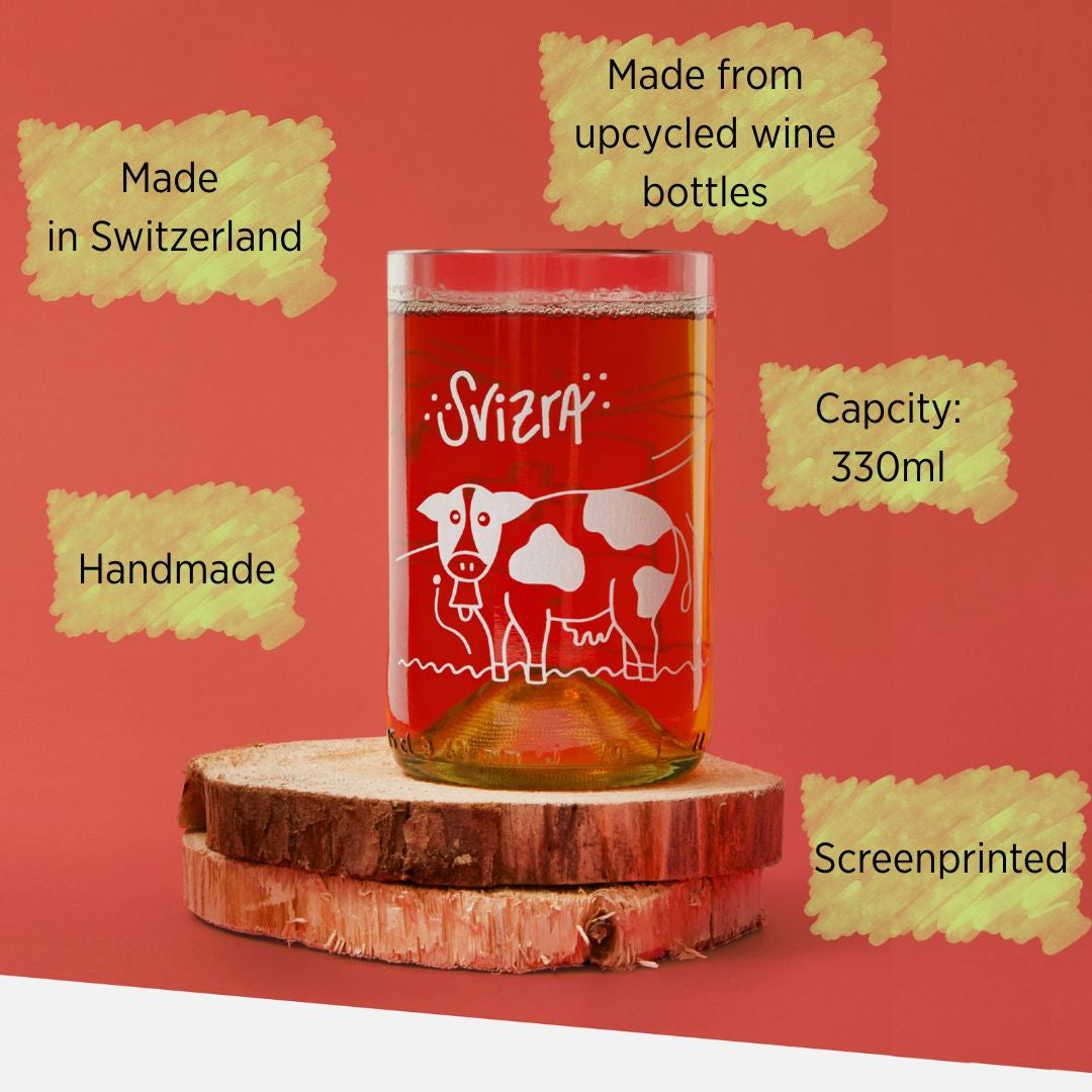 La Suisse verte - Set mit 2 Gläsern