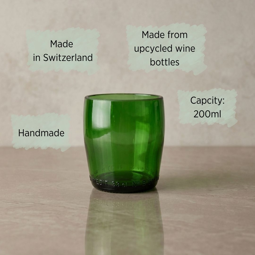 Les Bulles - Set de 2 verres recyclés