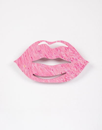 Recycled Plastic Lips Wall Lamp