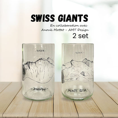 Swiss Giants - Set de 2 verres