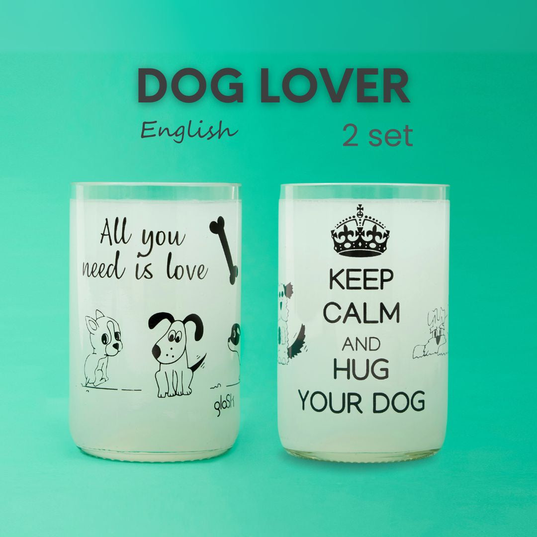Dog Lover - Set of 2 glasses