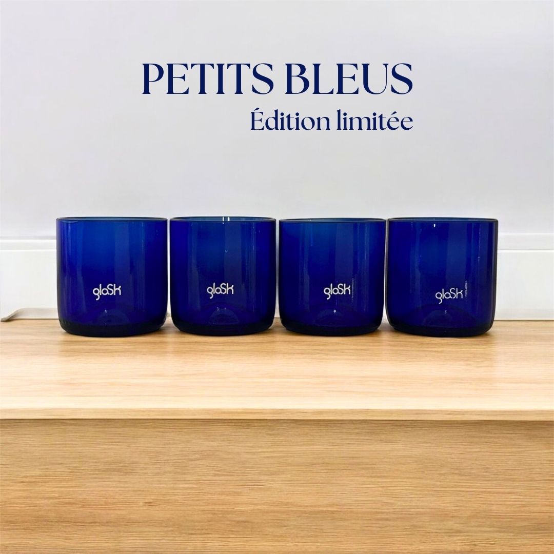 Petits Bleus – Limitierte Edition - Set mit 2 Gläsern