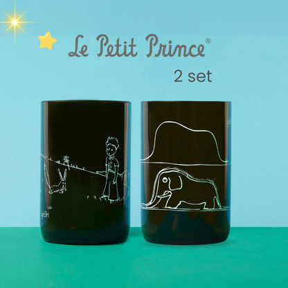 Le Petit Prince transparent - Set mit 2 Gläsern
