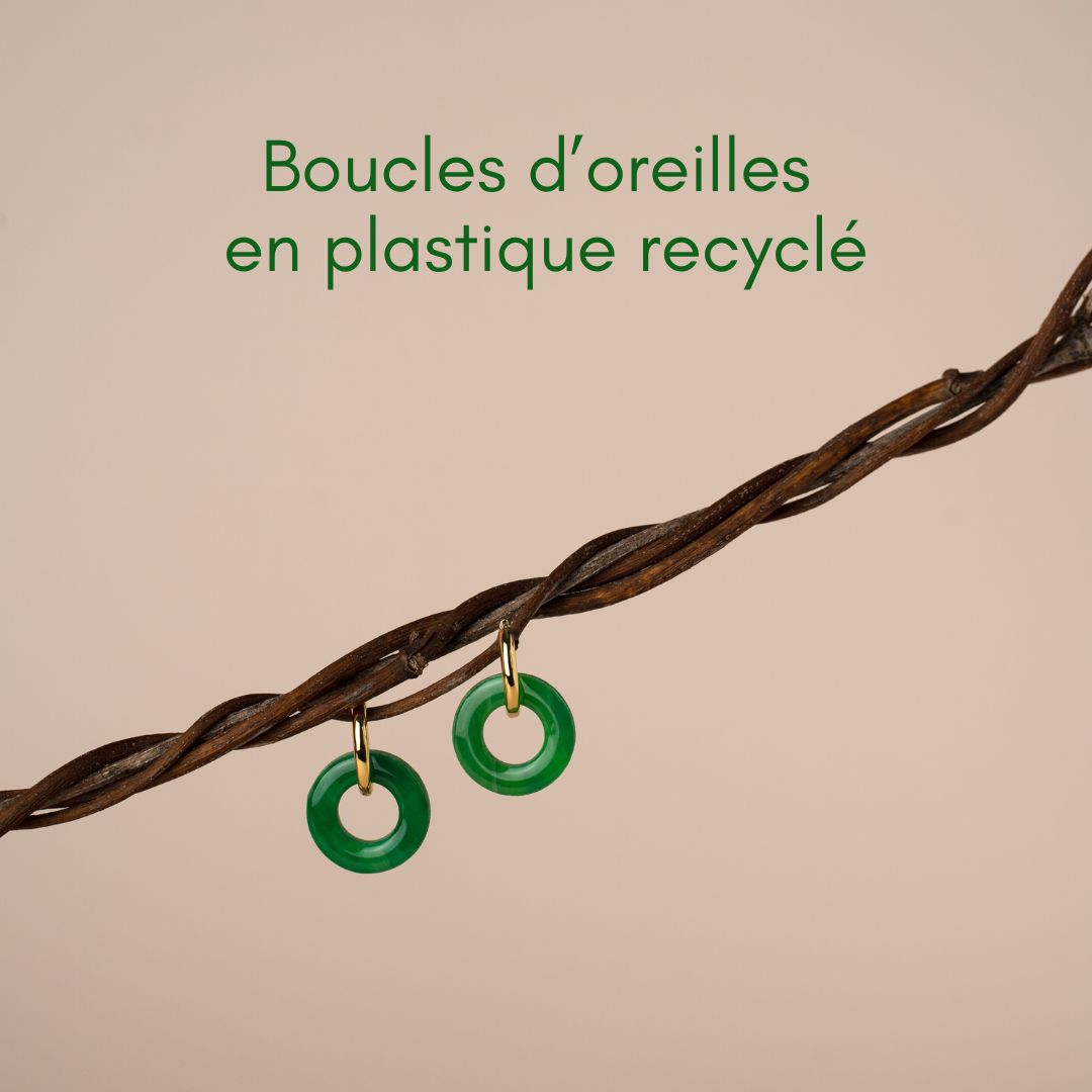 Creolen aus recyceltem Kunststoff – umweltfreundlich