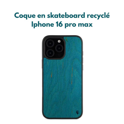 Blue Recycled Skateboard Phone Case – iPhone 16 Pro Max