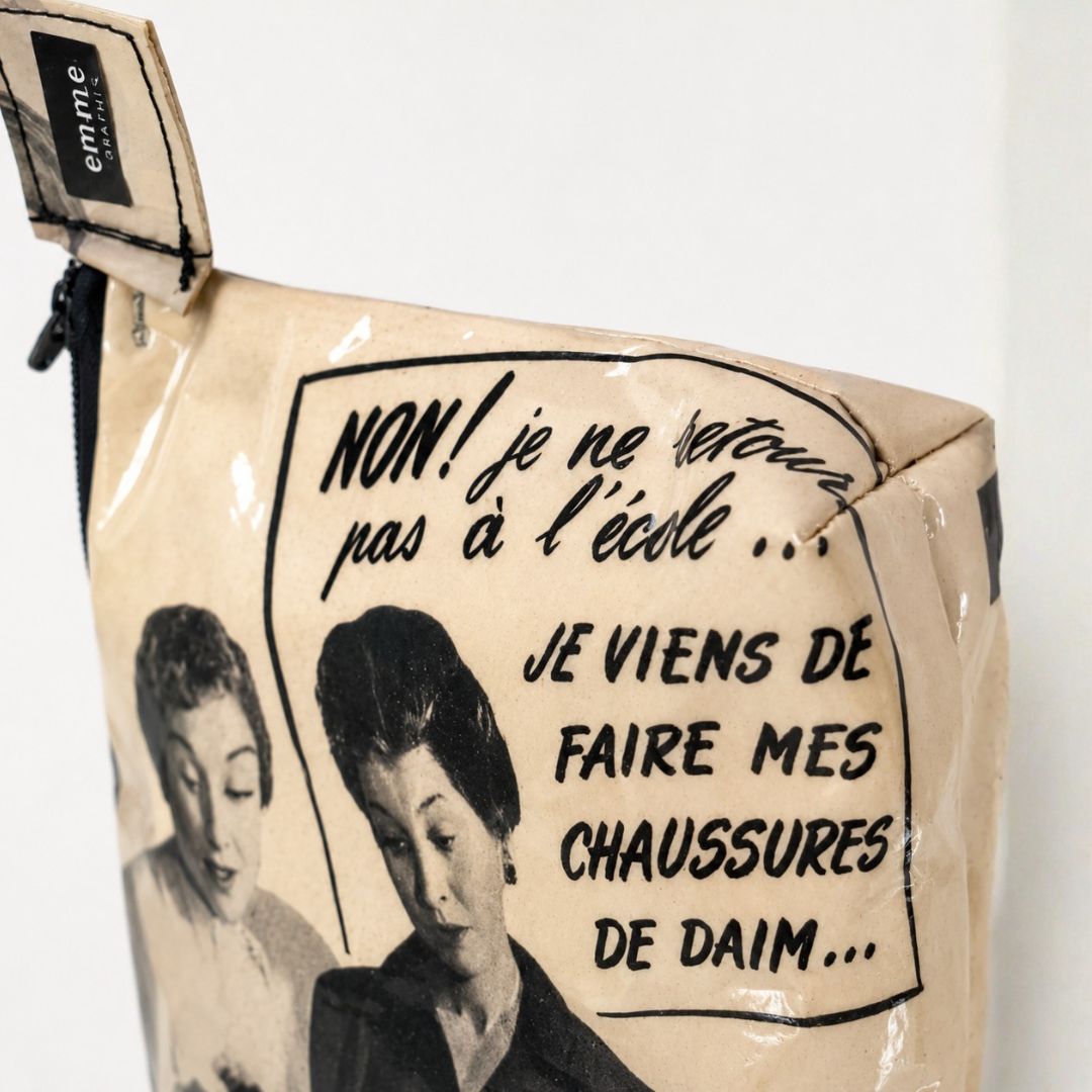 Vintage Solidaim Magazine Page Pouch