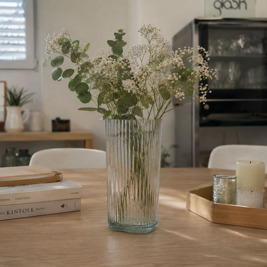 Gestreift – Upcycling-Vase