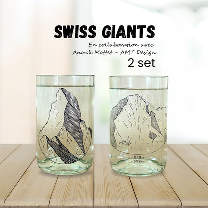 Swiss Giats - Set mit 2 Gläsern