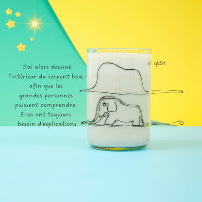 Le Petit Prince transparent - Set de 4 verres