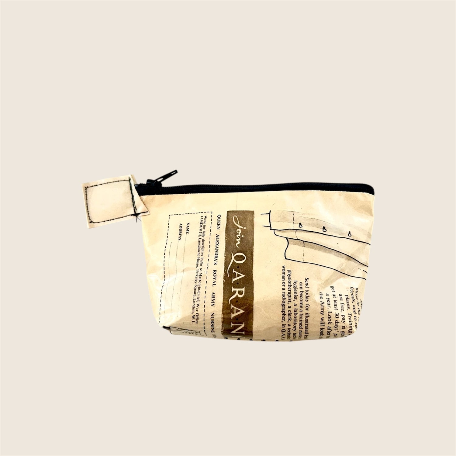 Trousse en page de magazine vintage Petit Femme