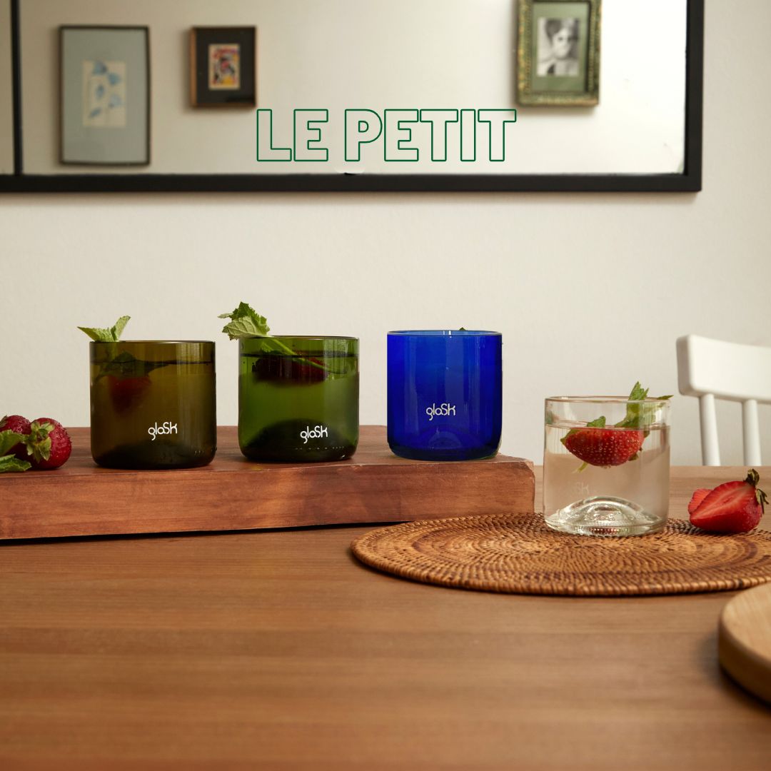 Le Petit - Set of 4 recycled glasses